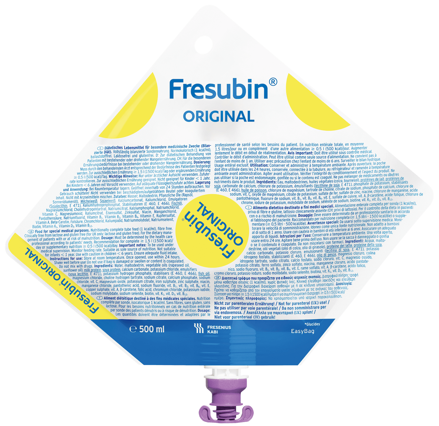 fresubin-original, enterine mityba, gydomoji mityba, papildoma mityba sergant
